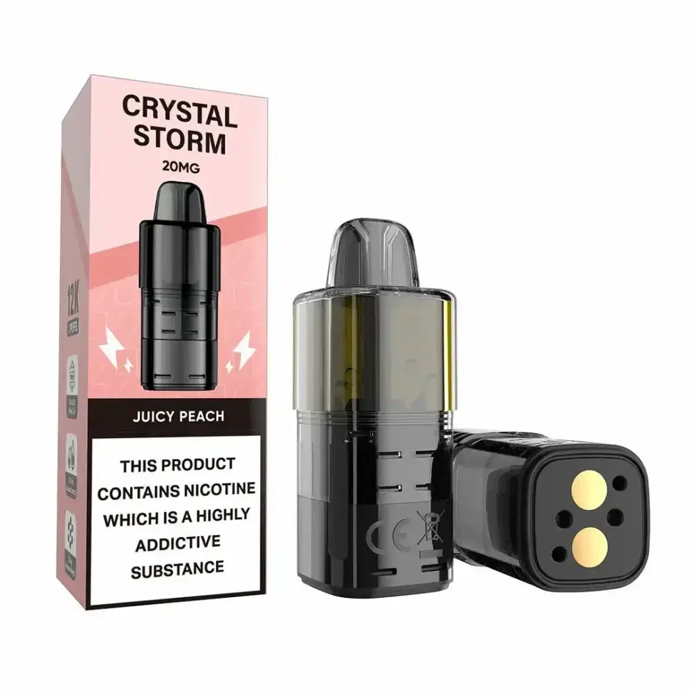Crystal Strom Bar 12k Refill Pods Juicy Peach