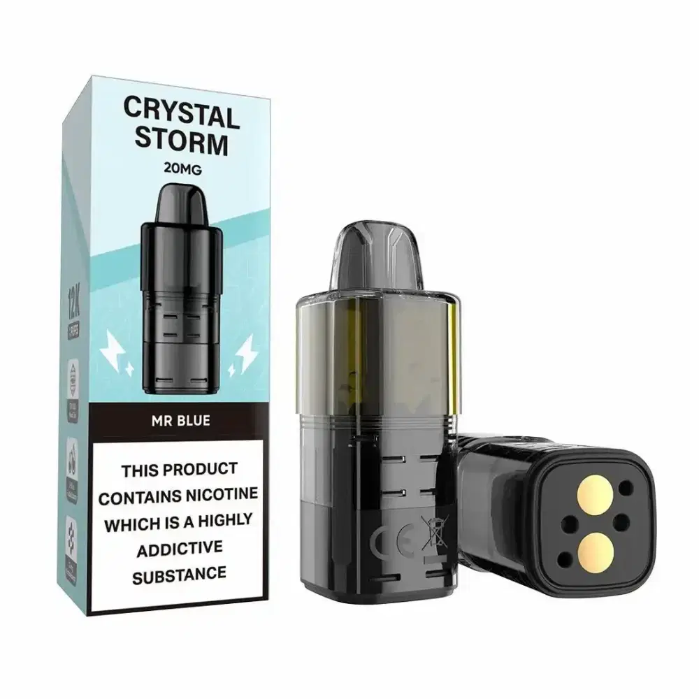 Crystal Strom Bar 12k Refill Pods Mr Blue