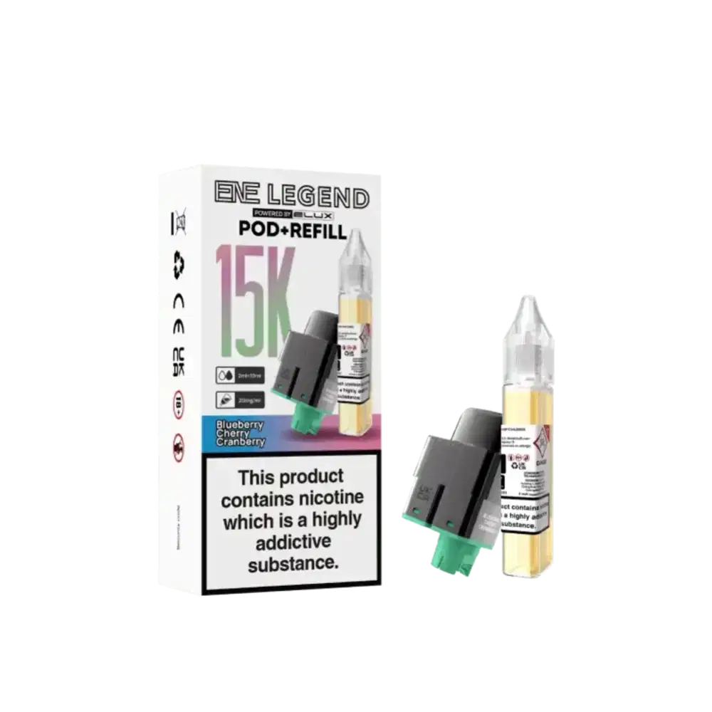 Elux Ene Legend 15k Refill Pods Blueberry Cherry Cranberry