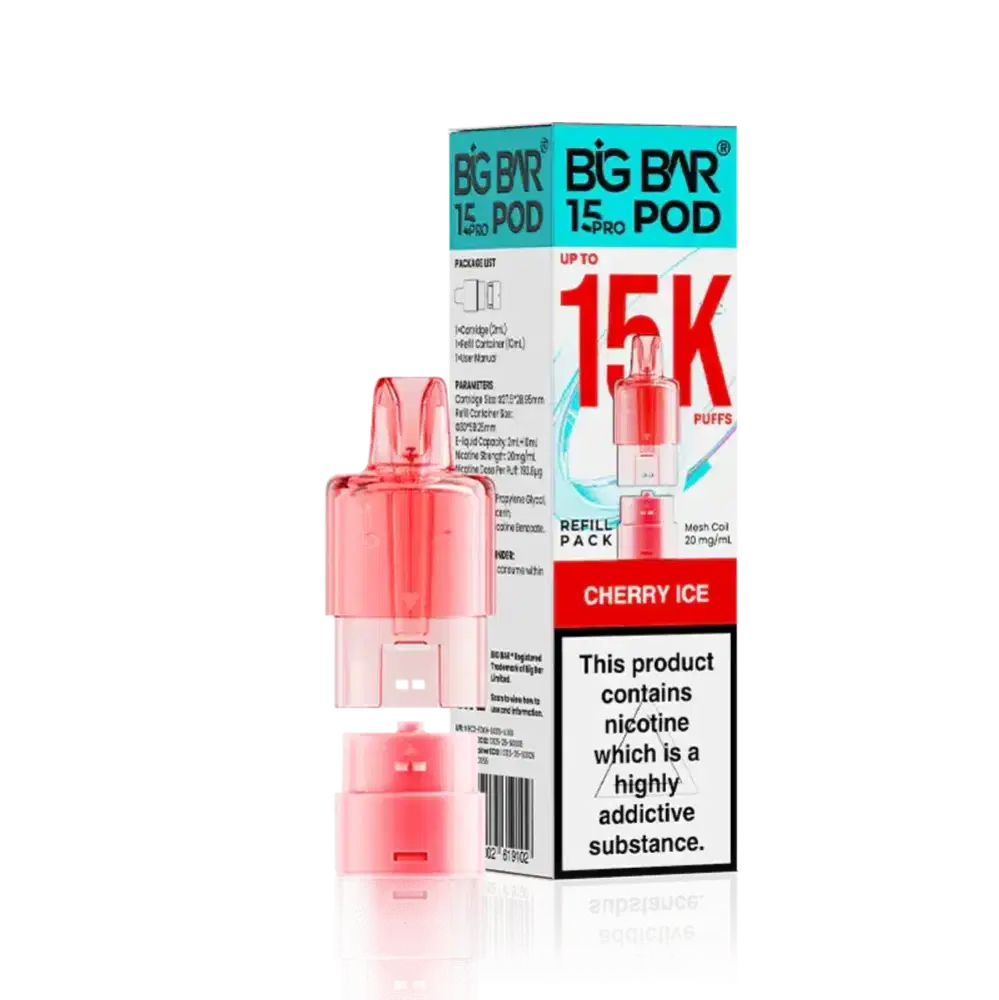 Big Bar Pro 15k Refill Pods Cherry Ice