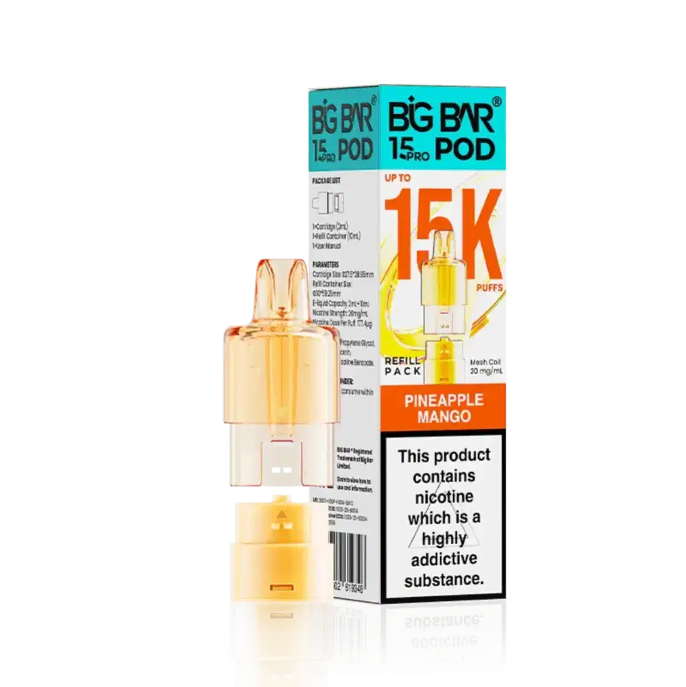 Big Bar Pro 15k Refill Pods Pineapple Mango