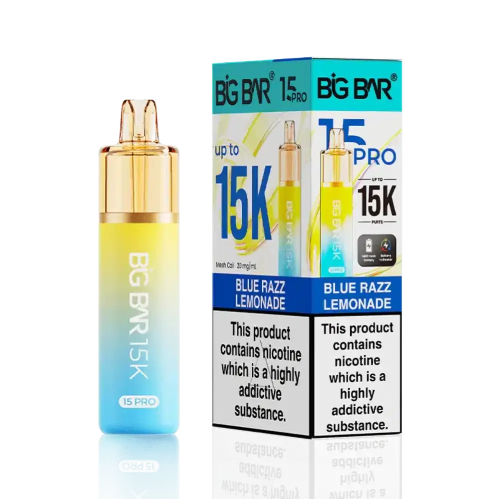 Big Bar Pro 15k Prefilled Vape Kit Blue Razz Lemonade