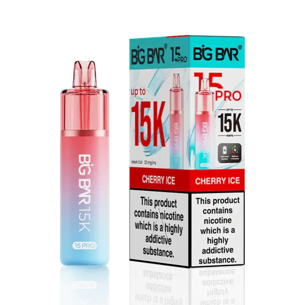 Big Bar Pro 15k Prefilled Vape Kit Cherry Ice