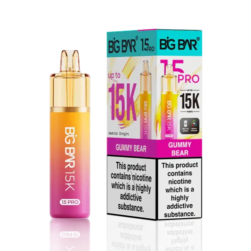 Big Bar Pro 15k Prefilled Vape Kit Gummy Bear