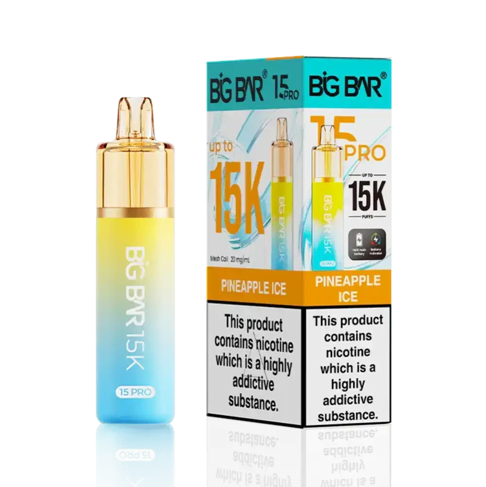 Big Bar Pro 15k Prefilled Vape Kit Pineapple Ice