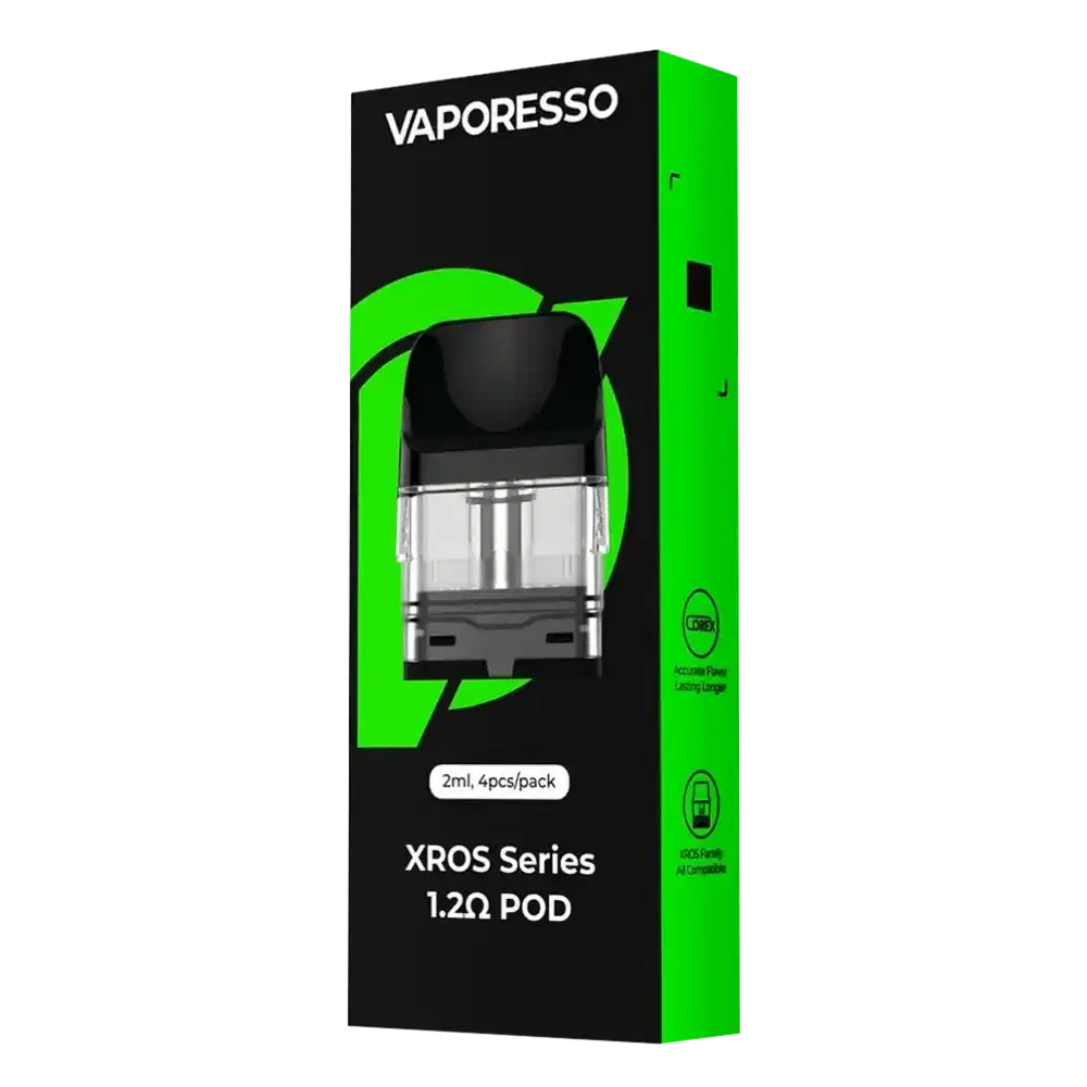 Vaporesso Xros Replacement Pods 4 Packs 1.2ohm Pod