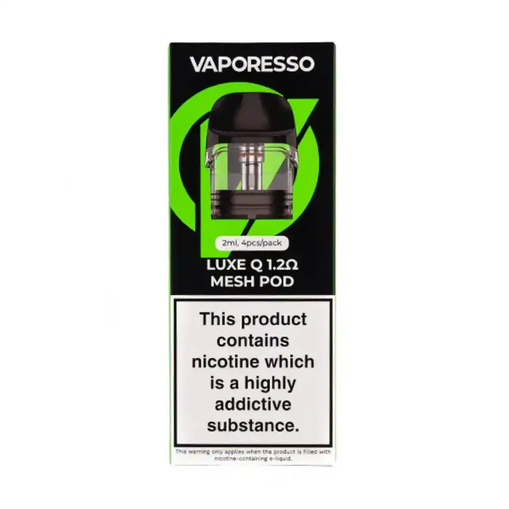 Vaporesso Luxe Q Replacement Pods 2 Packs 1.2ohm Mesh Pod