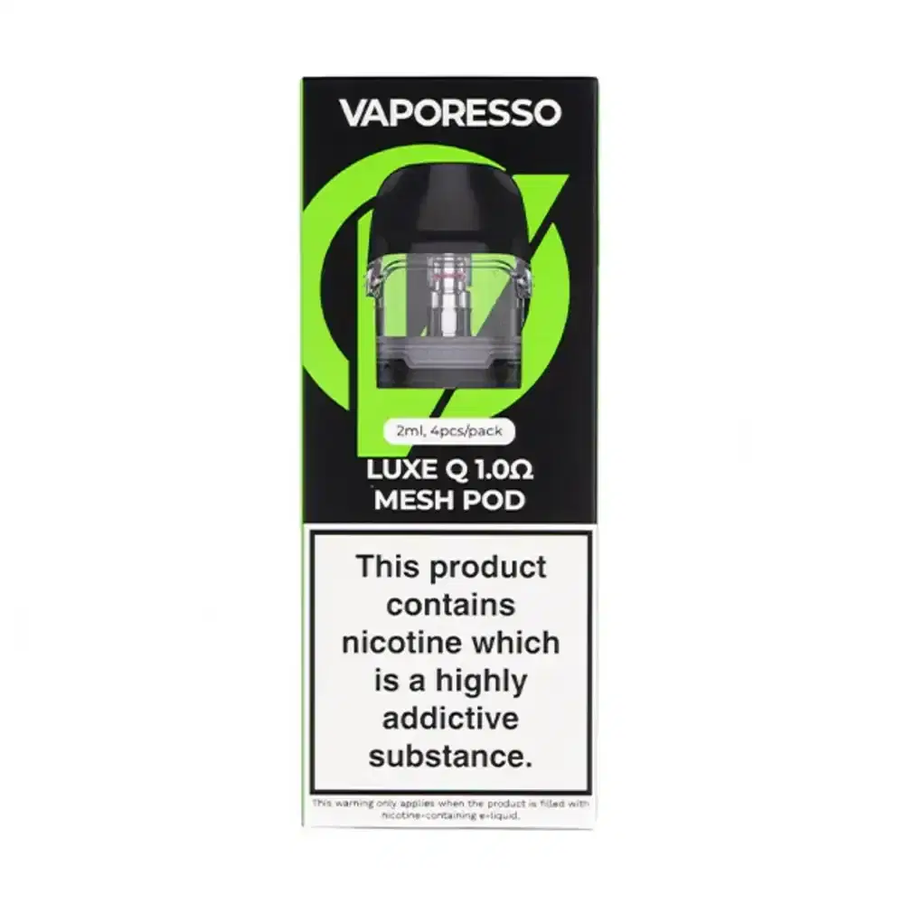 Vaporesso Luxe Q Replacement Pods 2 Packs 1.0ohm Mesh Pod