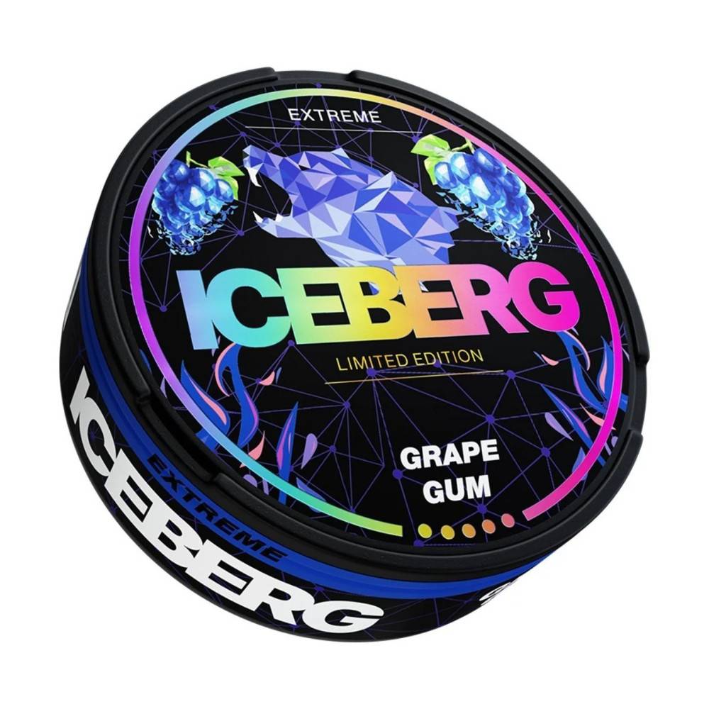 Iceberg Nicotine Pouches Grape Gum