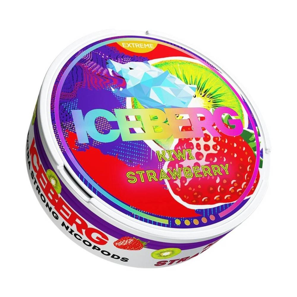 Iceberg Nicotine Pouches Kiwi Strawberry