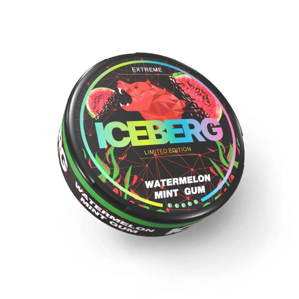 Iceberg Nicotine Pouches Watermelon Mint Gum