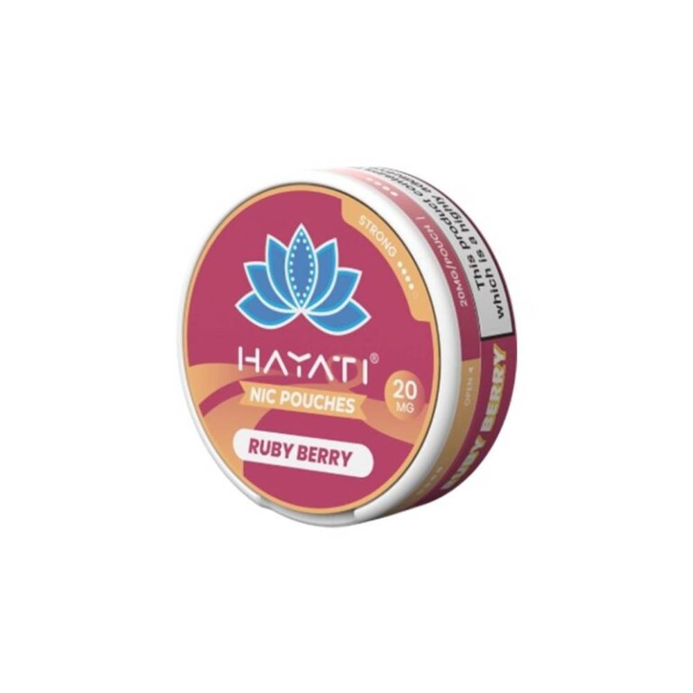 Hayati Nicotine Pouches Ruby Berry 20mg