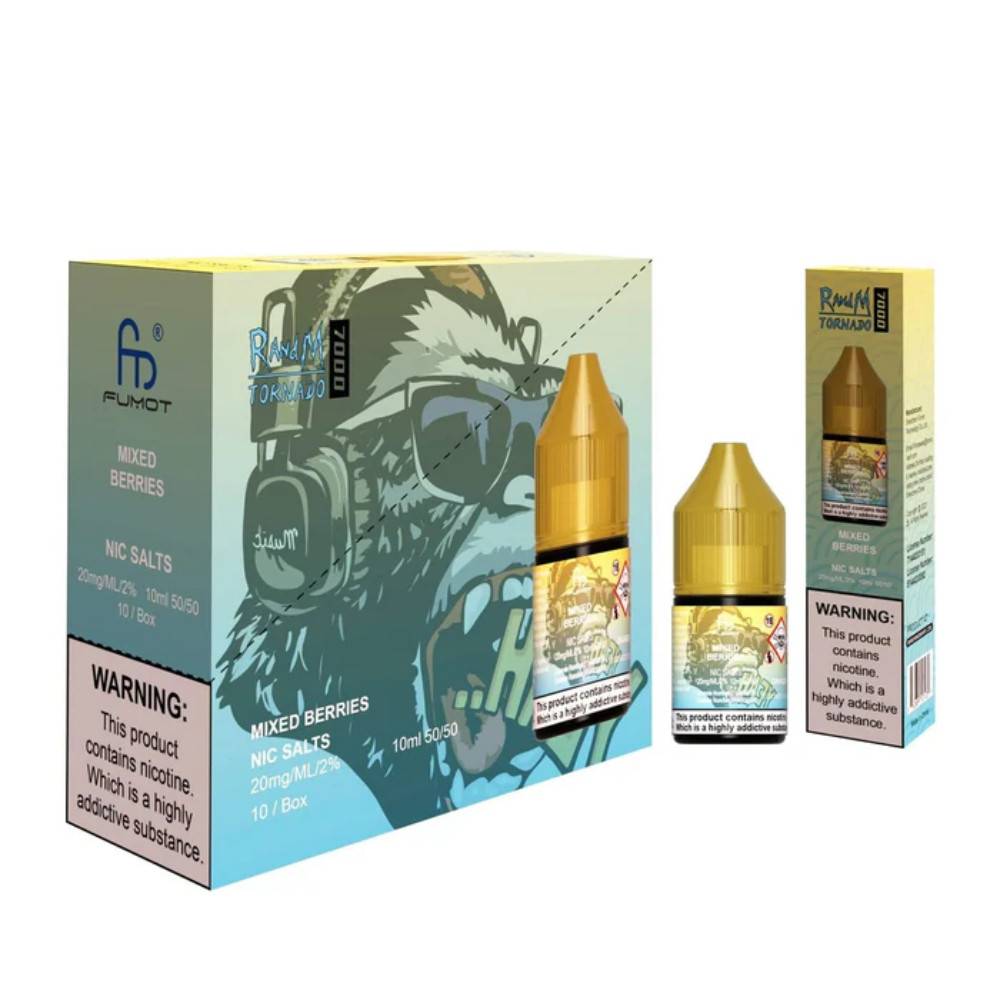 RandM 7000 Nic Salts E-Liquids 10ml Mixed Berries