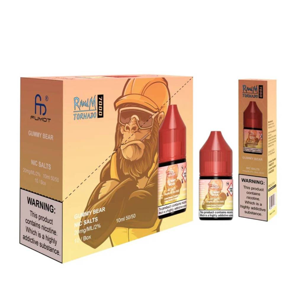 RandM 7000 Nic Salts E-Liquids 10ml Gummy Bear