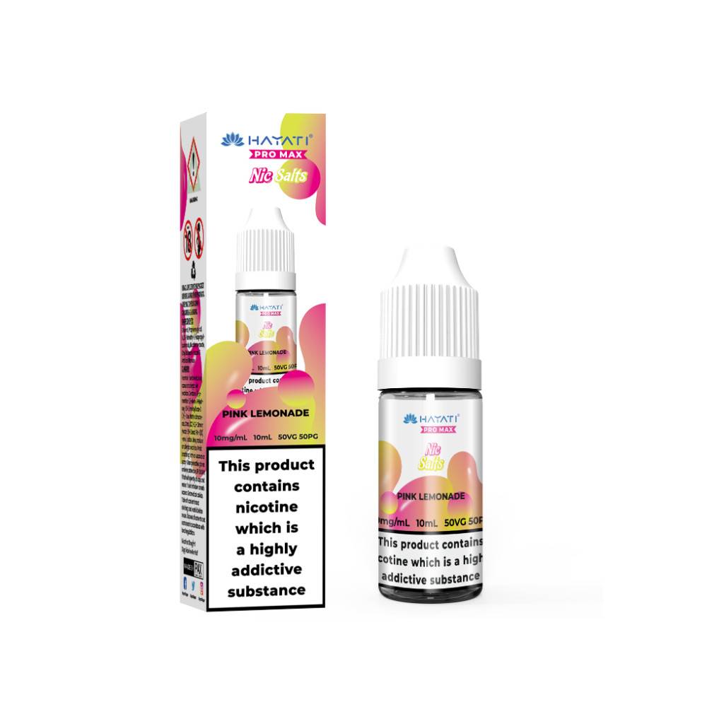 Hayati Pro Max Nic Salts E-Liquids 10ml Pink Lemonade 10mg