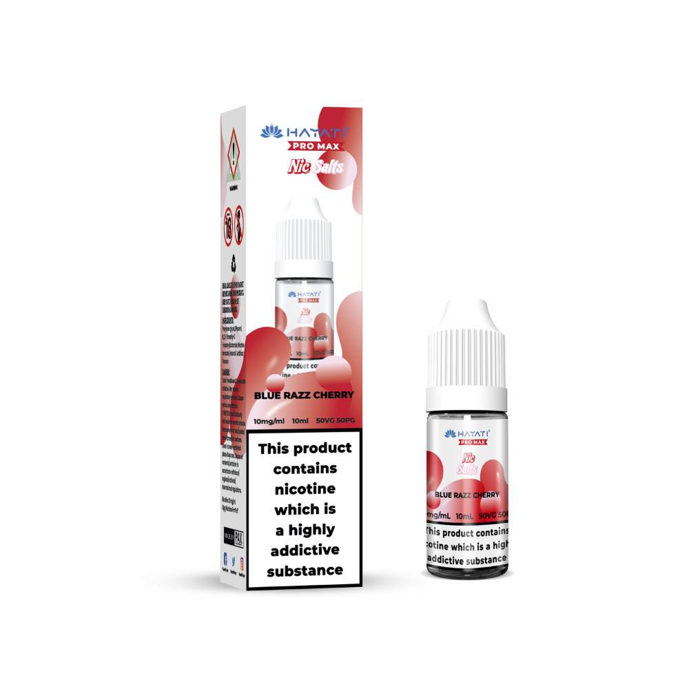 Hayati Pro Max Nic Salts E-Liquids 10ml Blue Razz Cherry 20mg