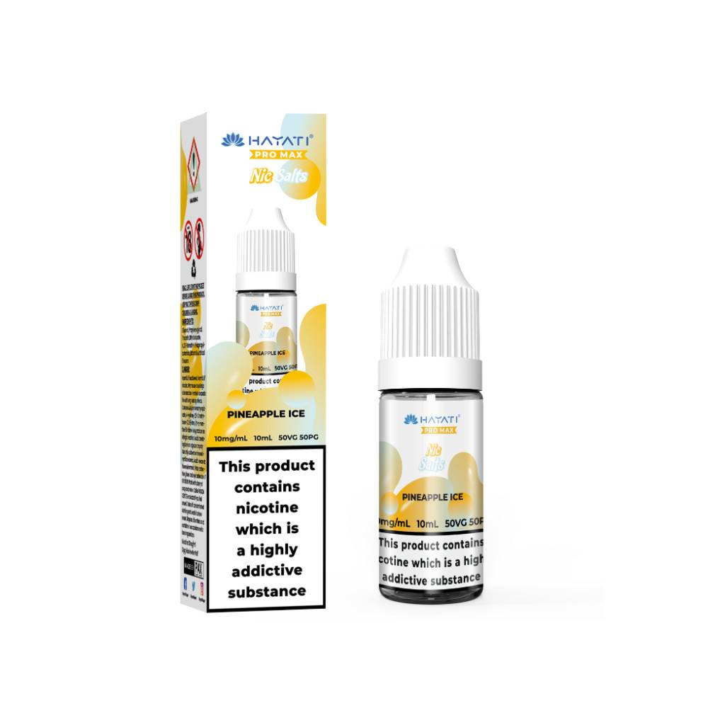 Hayati Pro Max Nic Salts E-Liquids 10ml Pineapple Ice 20mg