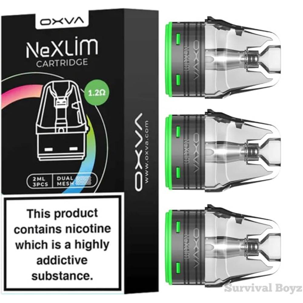 Oxva Nexlim Replacement Pods 3 Packs 1.2ohm