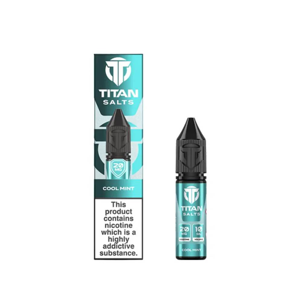 Titan Nic Salts e liquids 10ml Cool Mint 10mg