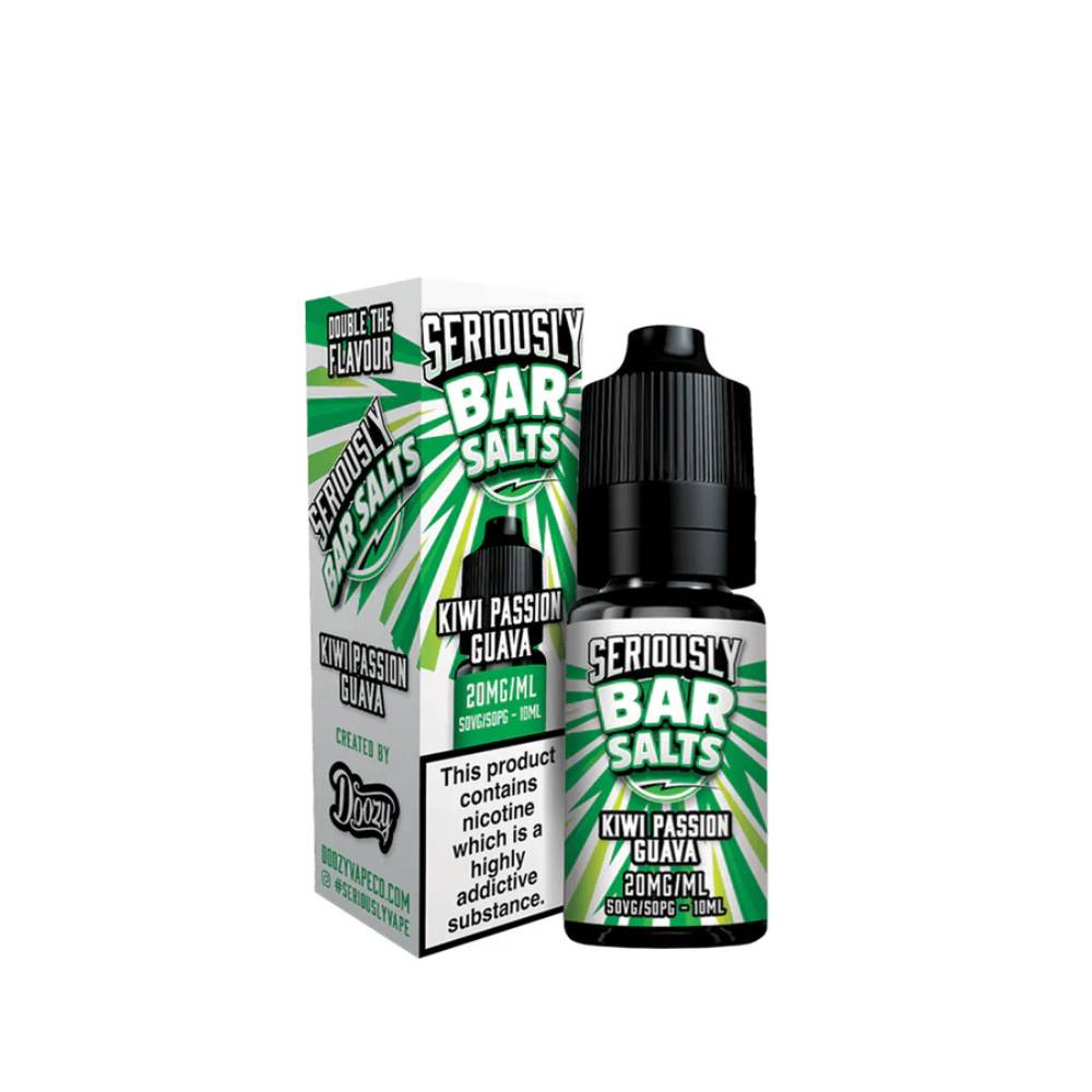 Doozy Seriously Bar Salts 10ml e liquids 10ml Kiwi Passion Guava 10mg