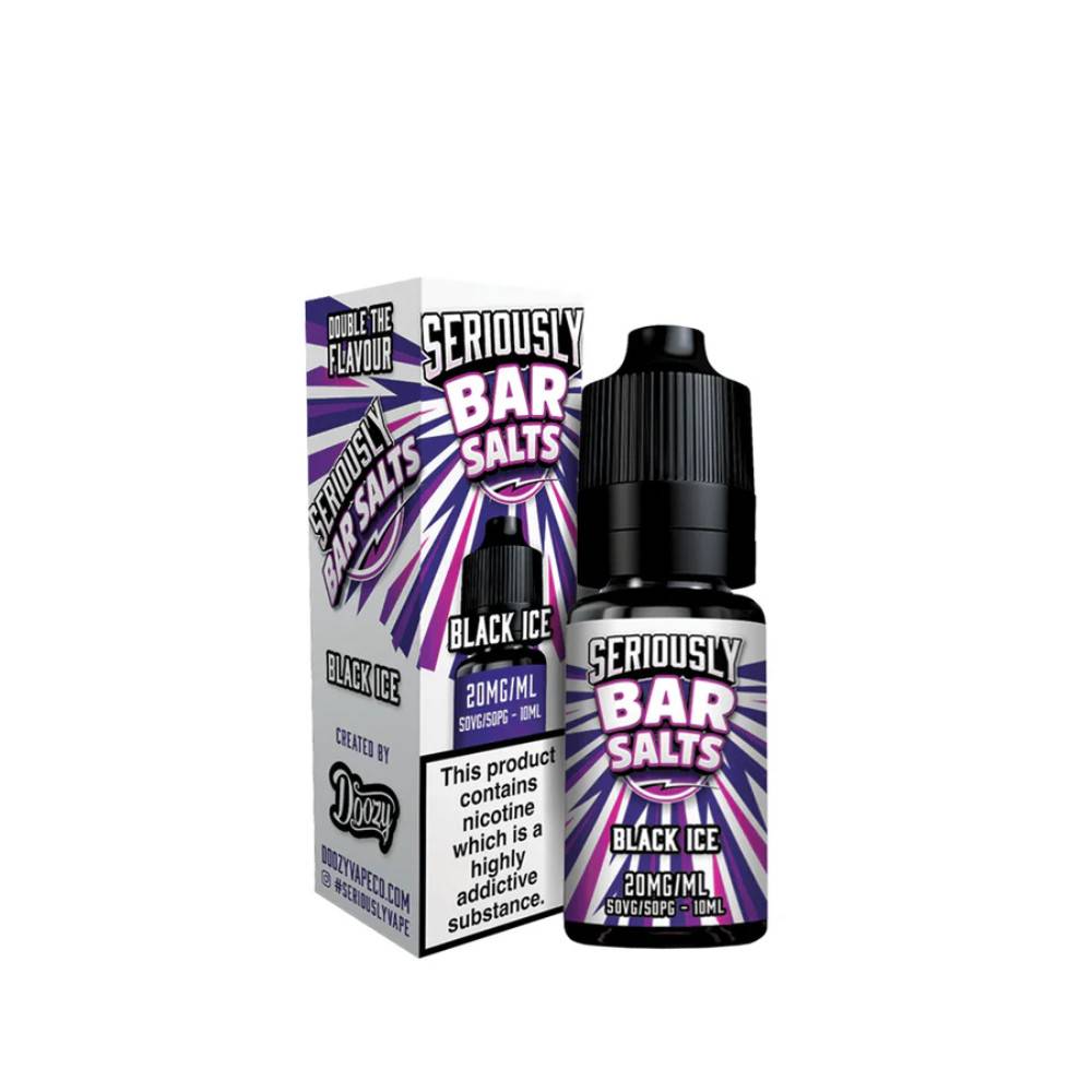 Doozy Seriously Bar Salts 10ml e liquids 10ml Black Ice 20mg