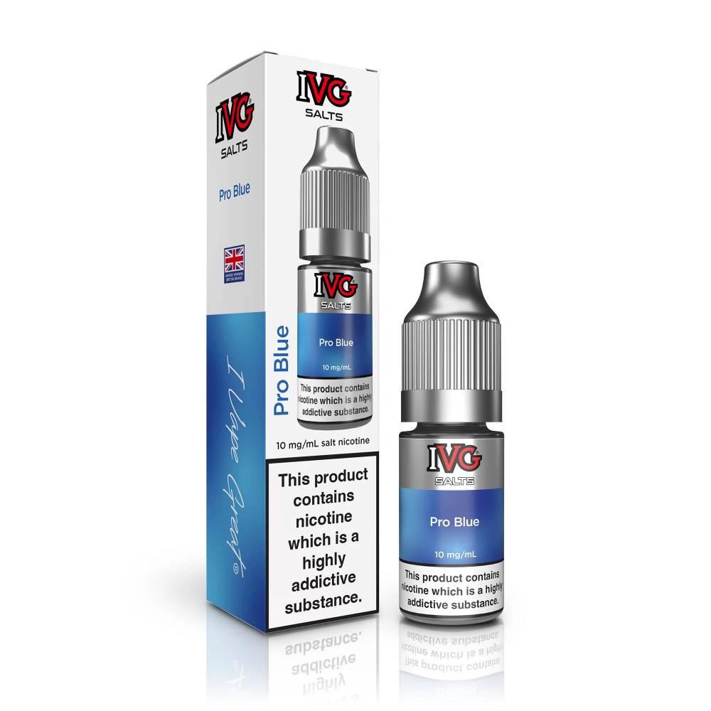 IVG Salt e liquids 10ml Pro Blue 10mg