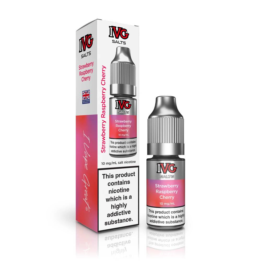 IVG Salt e liquids 10ml Strawberry Raspberry Cherry 20mg