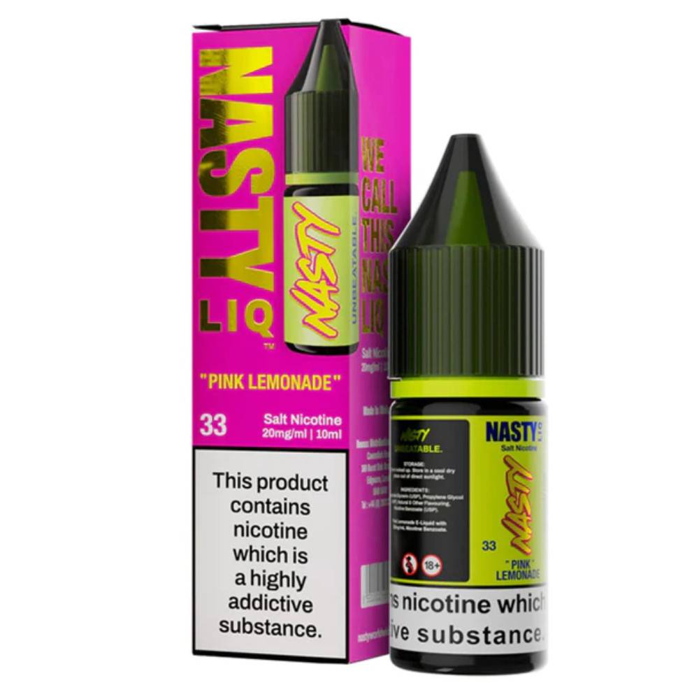 Nasty Liq Nic Salts e liquids 10ml Pink Lemonade 10mg