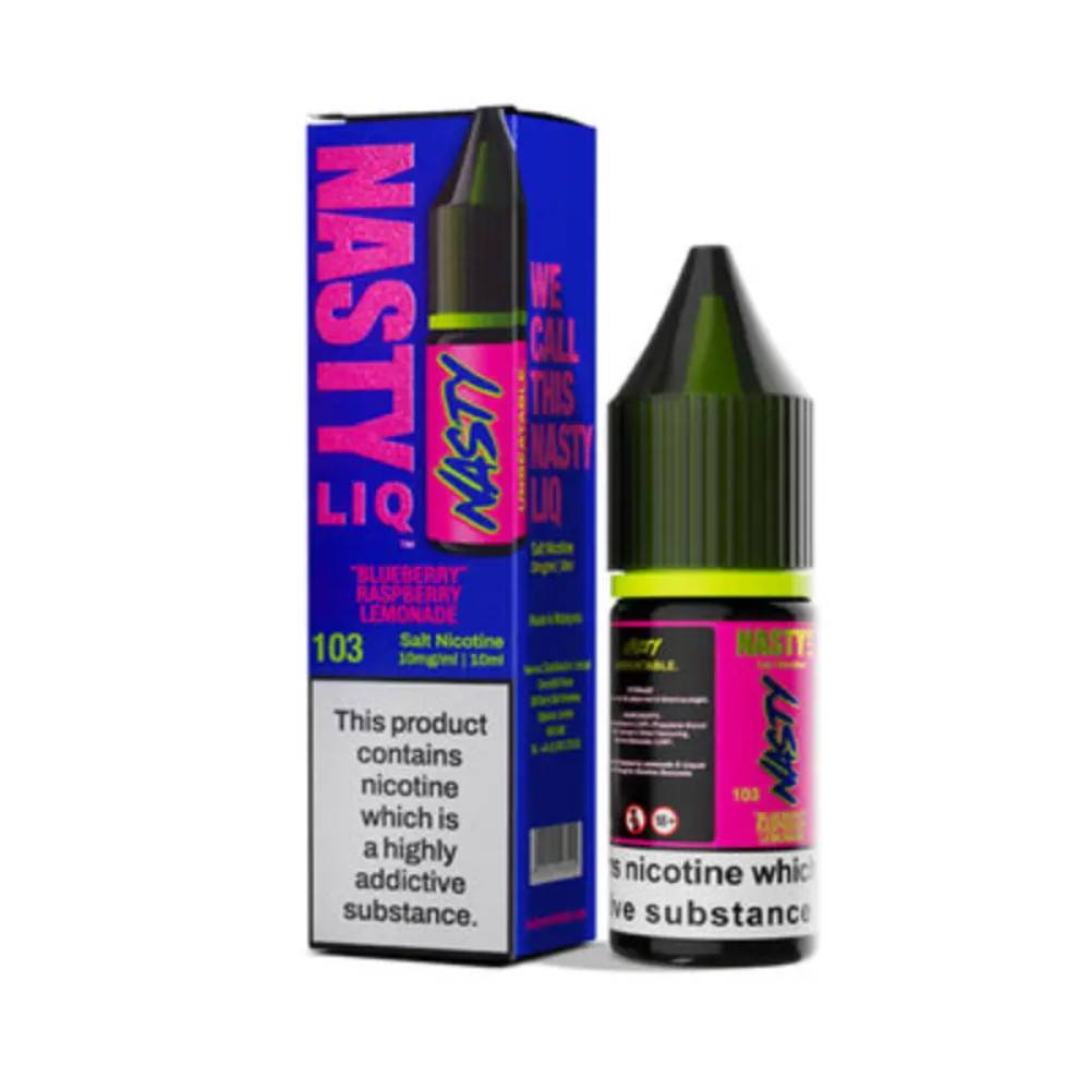 Nasty Liq Nic Salts e liquids 10ml Blue Raspberry Lemonade 10mg