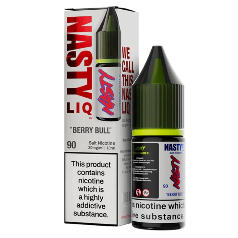 Nasty Liq Nic Salts e liquids 10ml Berry Bull 20mg