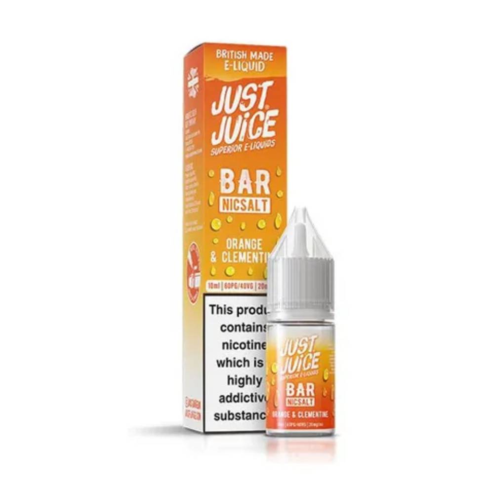 Just Juice Bar Nic Salts e liquids 10ml Orange Clementine 20mg