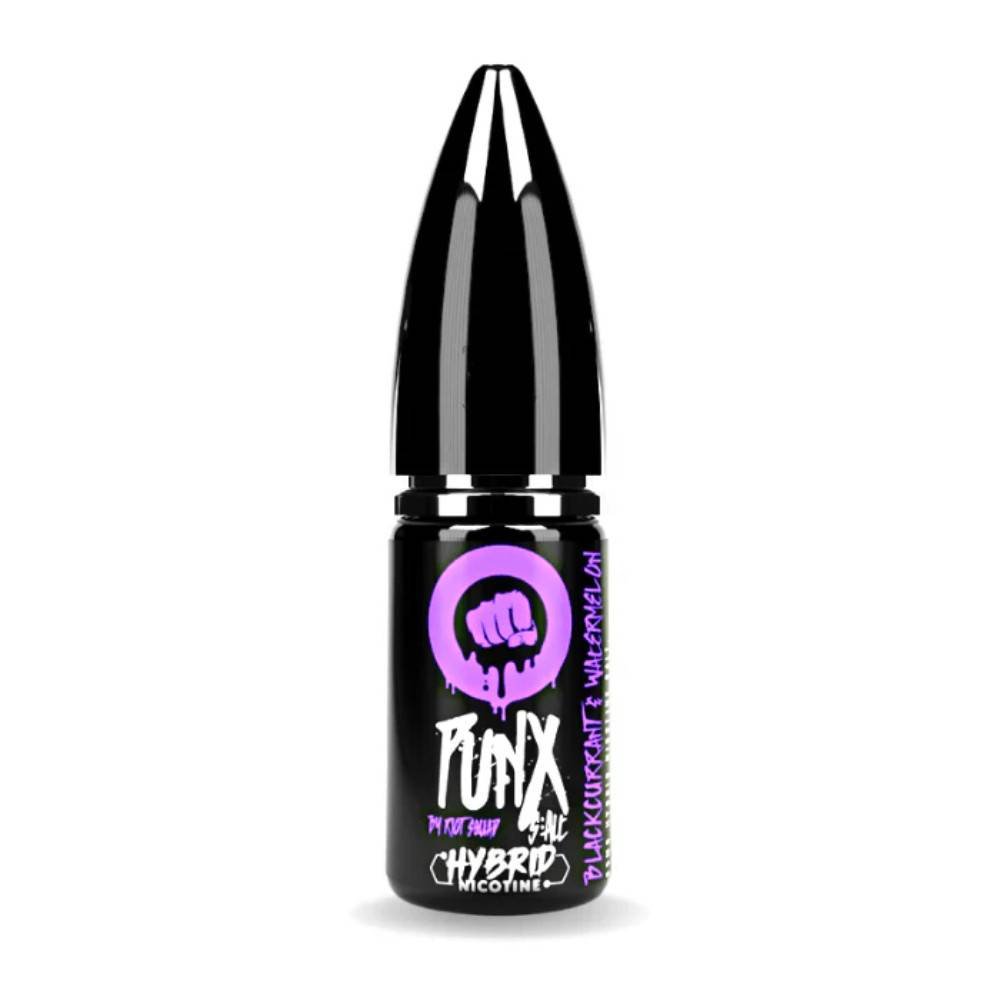 Riot Squad Punx Nic Salts e liquids 10ml Blackcurrant & Watermelon 10mg