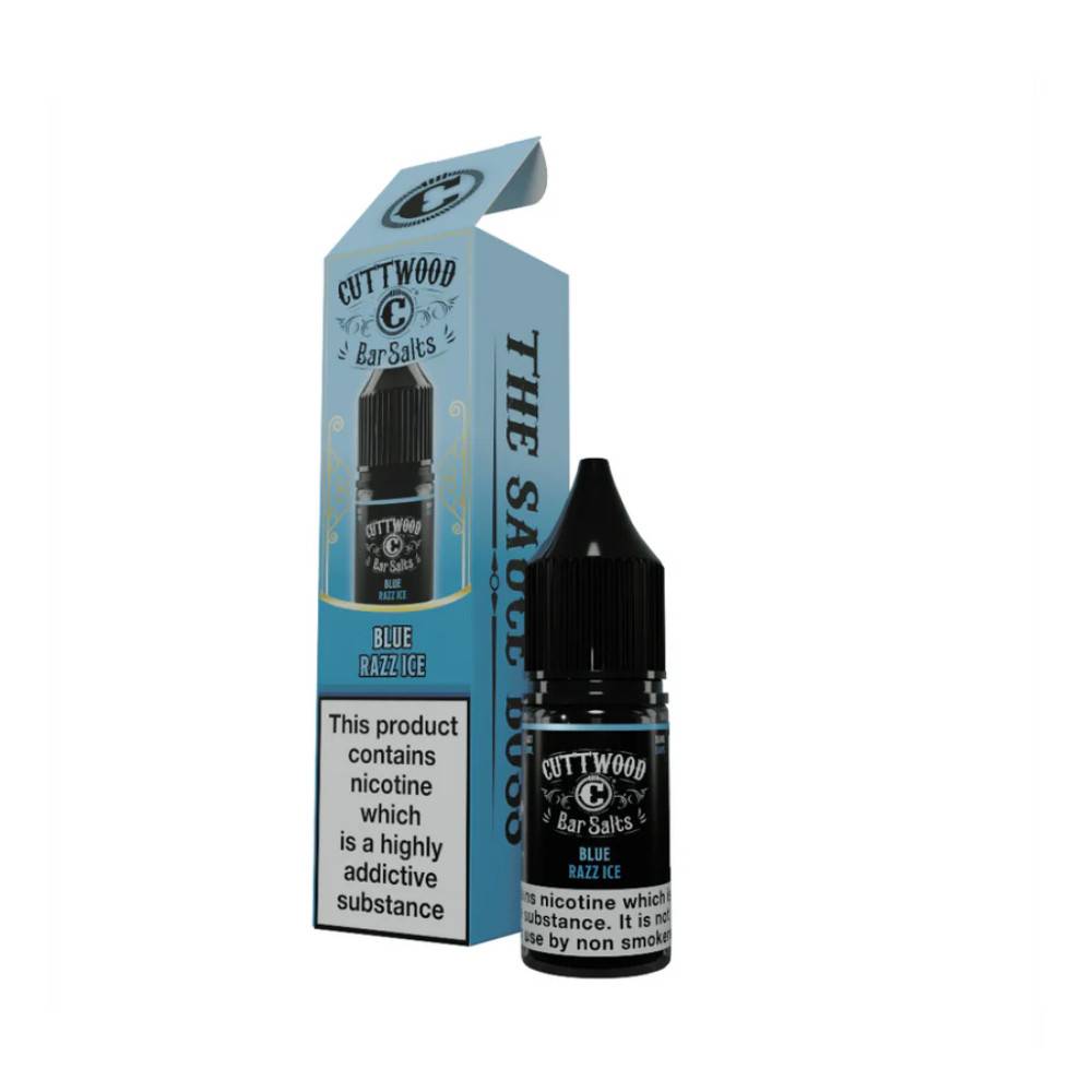 Cuttwood Bar Salt Nic Salts e liquids 10ml Blue Razz Ice 20mg