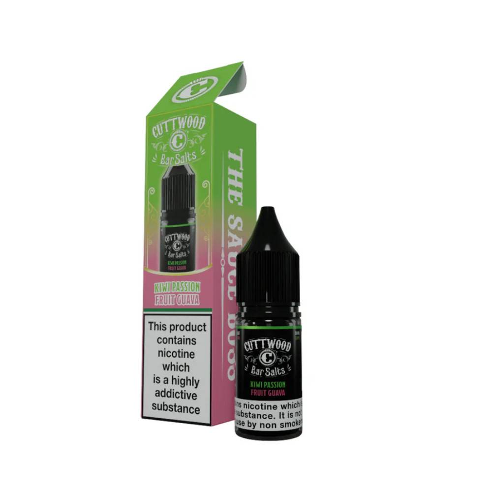 Cuttwood Bar Salt Nic Salts e liquids 10ml Kiwi Passion Fruit Guava 10mg