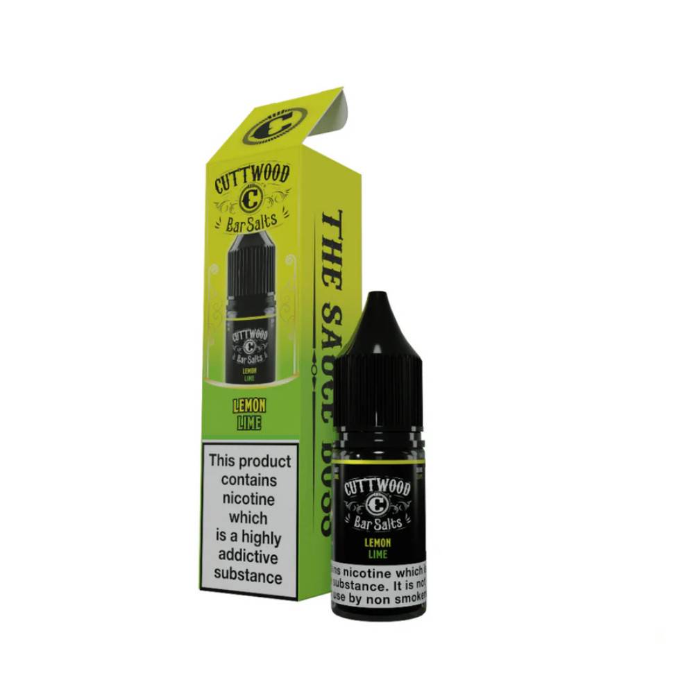 Cuttwood Bar Salt Nic Salts e liquids 10ml Lemon Lime 10mg