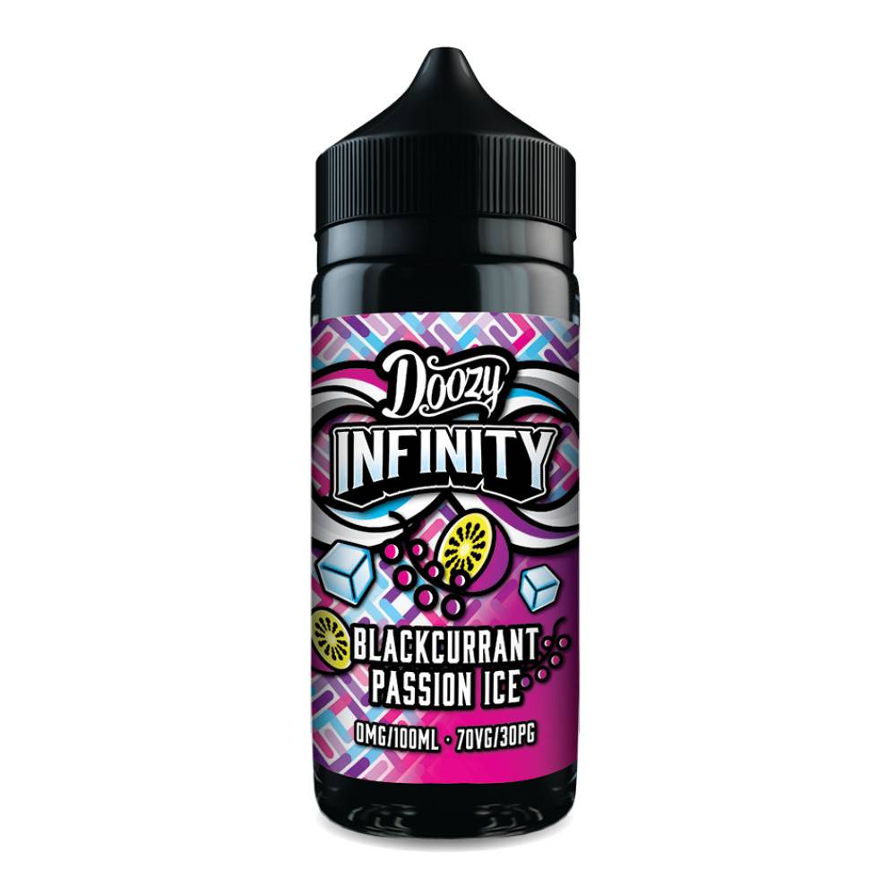 Doozy Infinity Nic Salts e liquids 10ml Blackcurrant Passion Ice 20mg