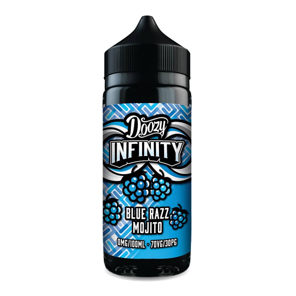 Doozy Infinity Nic Salts e liquids 10ml Blue Razz Mojito 10mg
