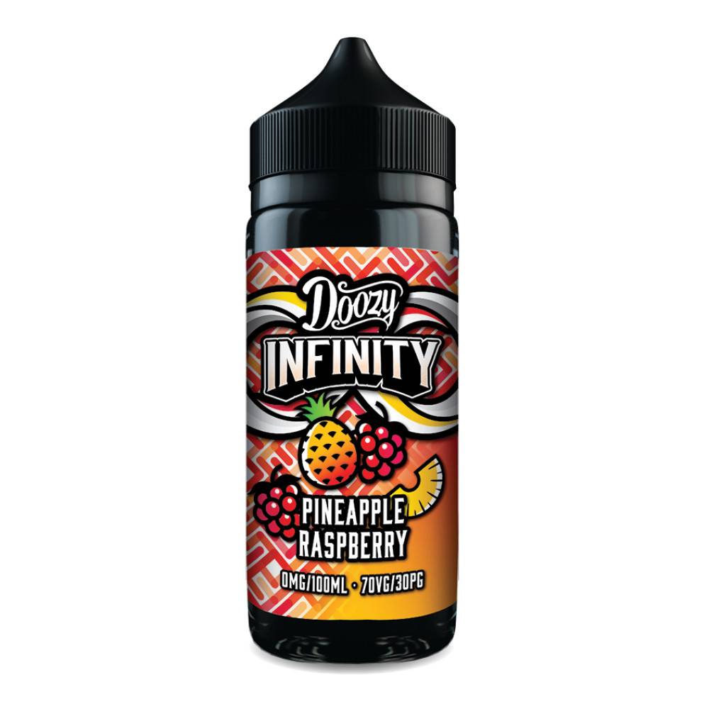 Doozy Infinity Nic Salts e liquids 10ml Pineapple Raspberry 10mg