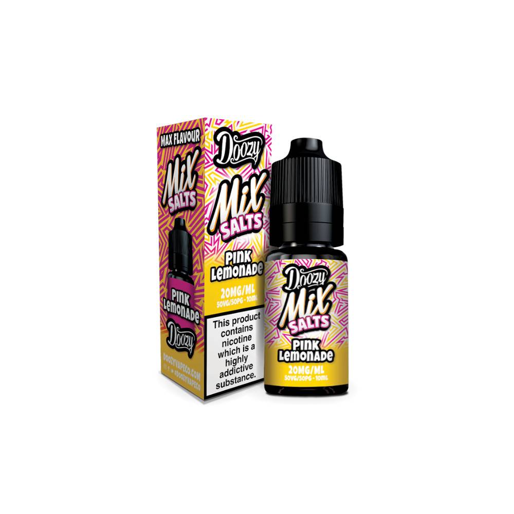 Doozy Mix Nic Salts 10ml e liquids 10ml Pink Lemonade 10mg