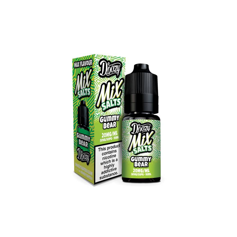 Doozy Mix Nic Salts 10ml e liquids 10ml Gummy Bear 20mg