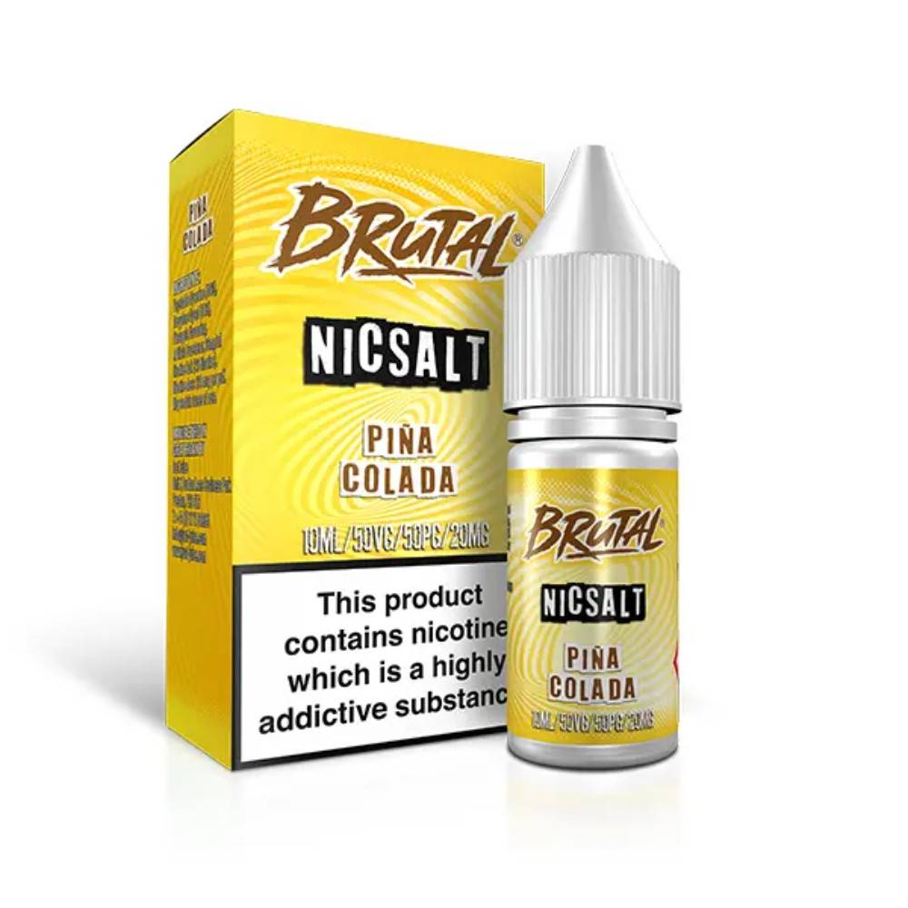Just Juice Brutal Nic Salts e liquids 10ml Pine Colada 20mg