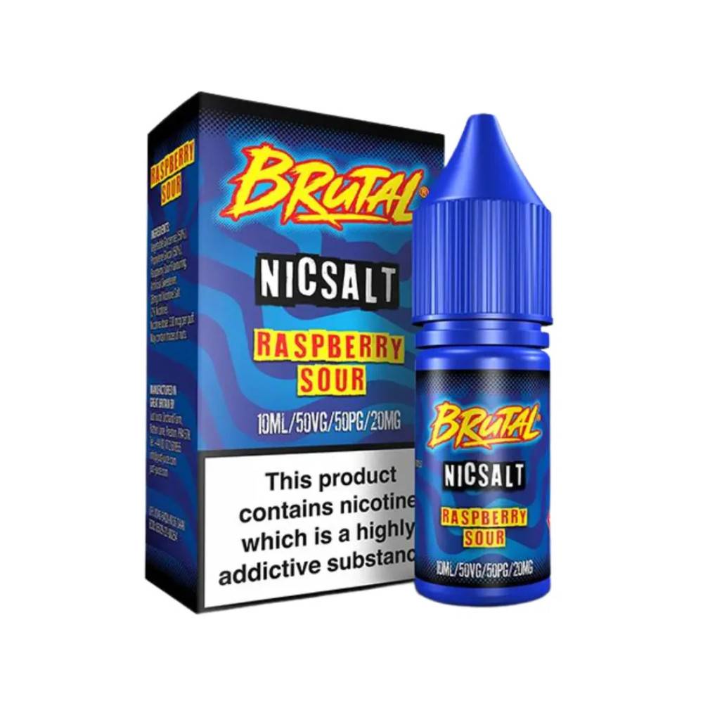 Just Juice Brutal Nic Salts e liquids 10ml Raspberry Sour 10mg