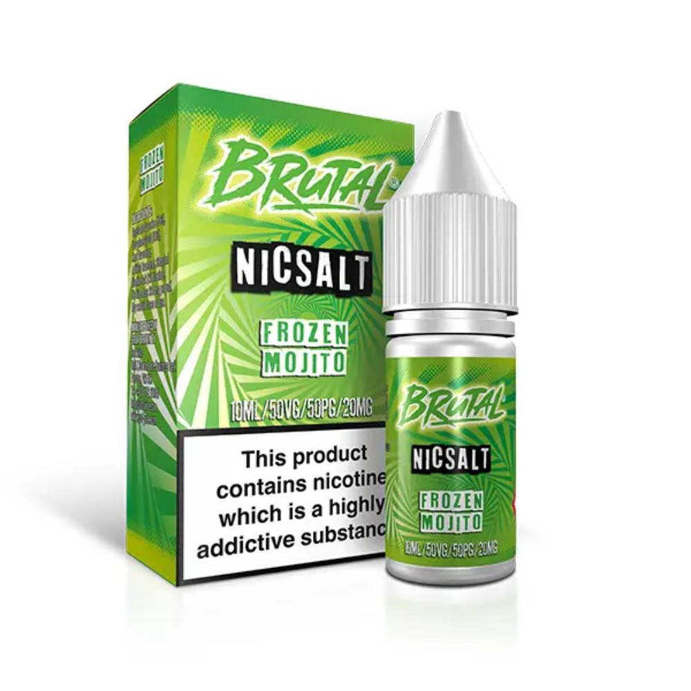 Just Juice Brutal Nic Salts e liquids 10ml Drinks Frozen Mojito 10mg