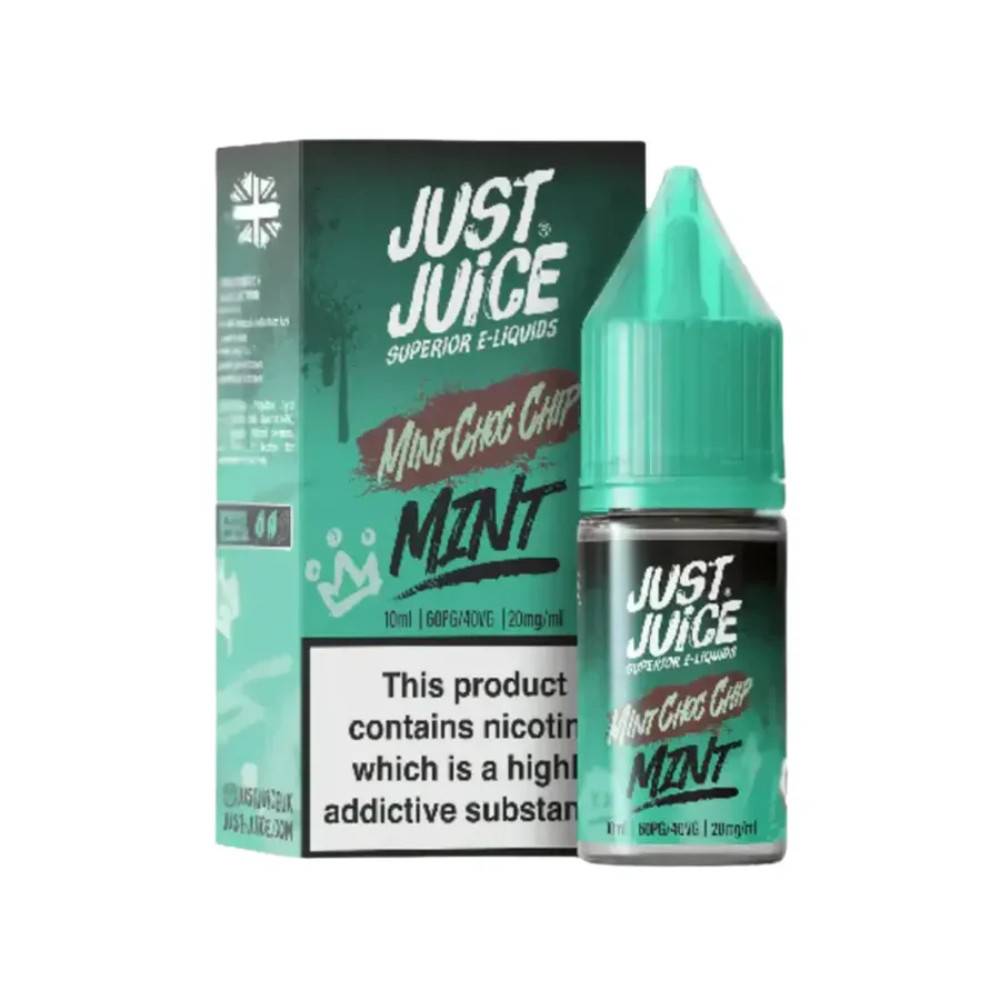 Just Juice Mint Nic Salts e liquids 10ml Mint Choco Chips 20mg