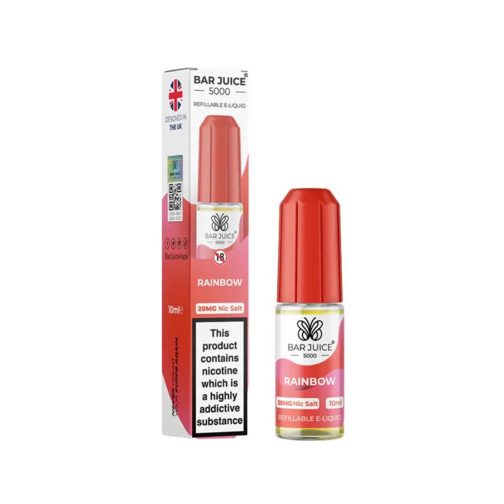 Bar Juice Nic Salts E-Liquids 10ml Rainbow 20mg