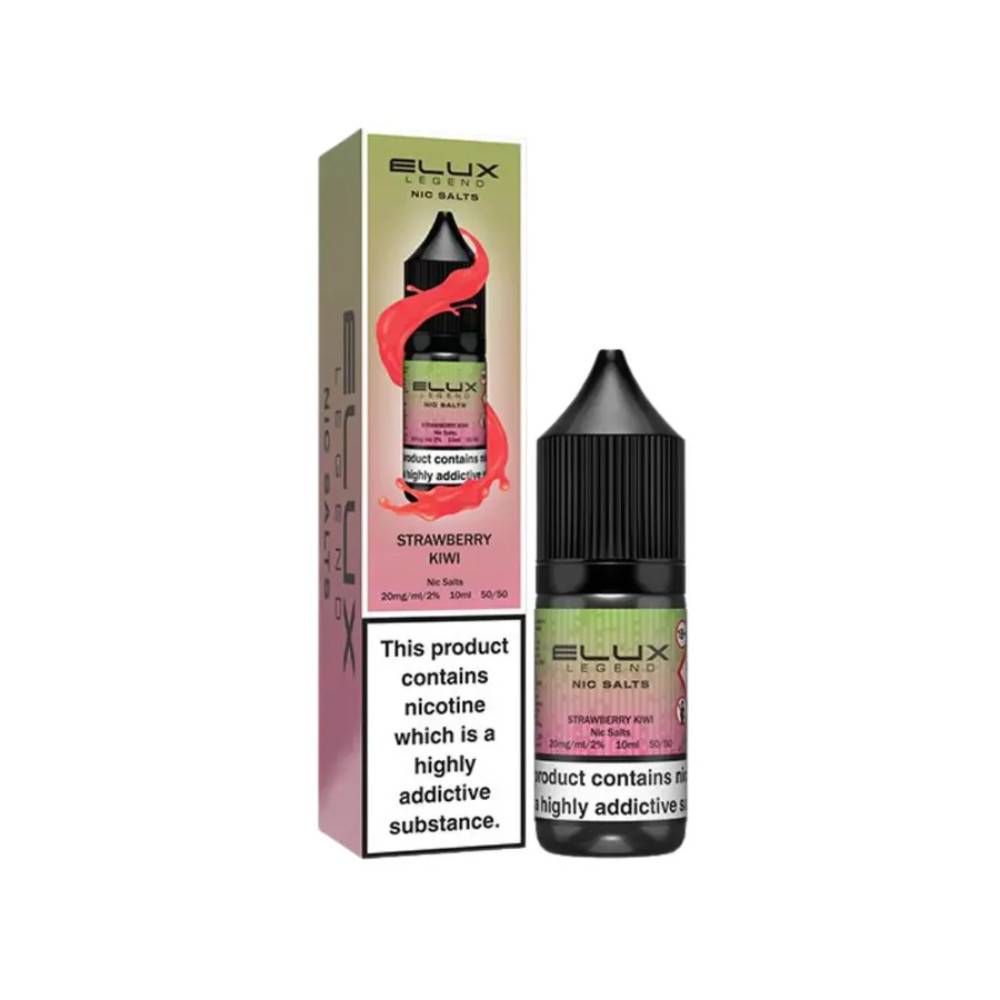 Elux Legend Nic Salts E-Liquids 10ml Strawberry Kiwi 20mg