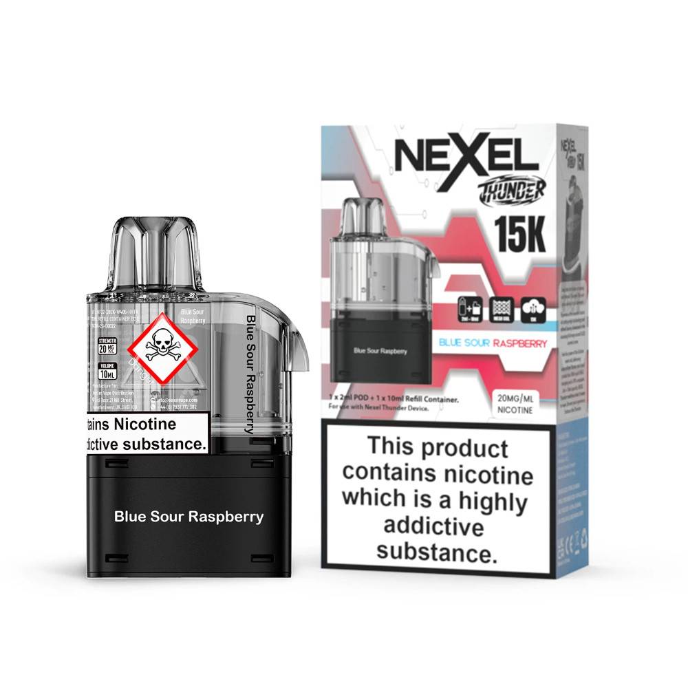 Nexel Thunder 15k Pods Blue Sour Raspberry