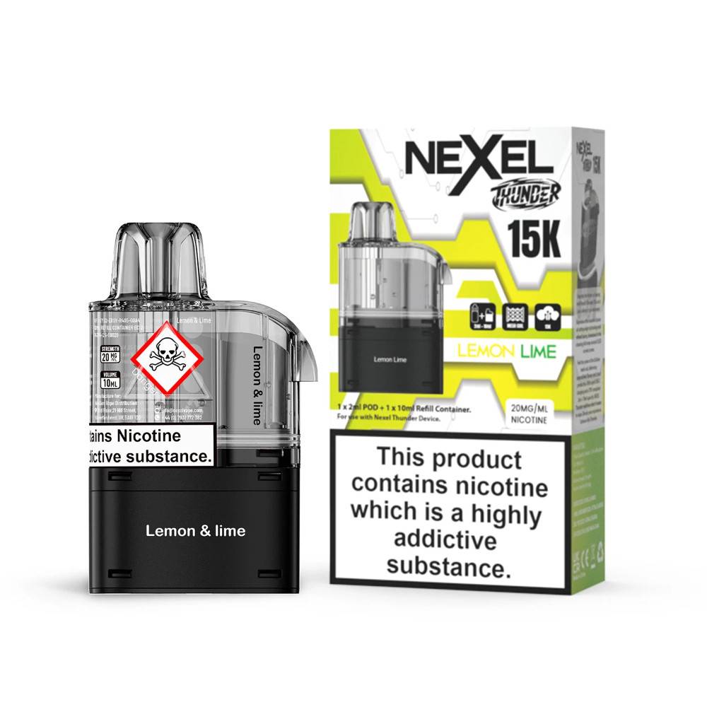 Nexel Thunder 15k Pods Lemon & Lime
