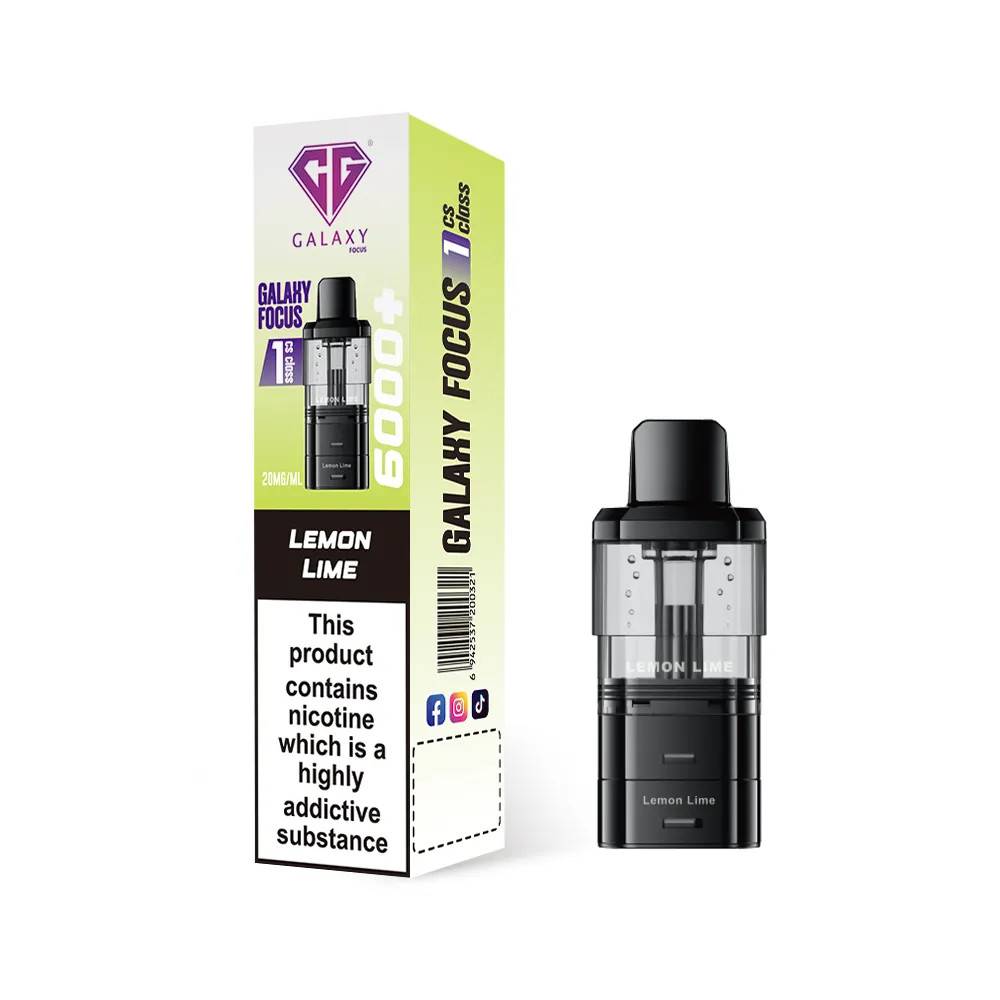 Crystal Galaxy Focus 6k Refill Pods Lemon Lime