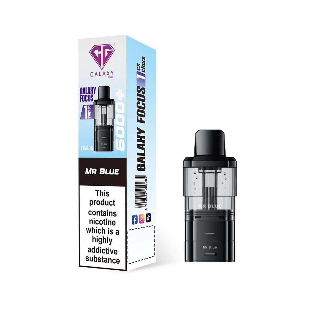 Crystal Galaxy Focus 6k Refill Pods Mr Blue